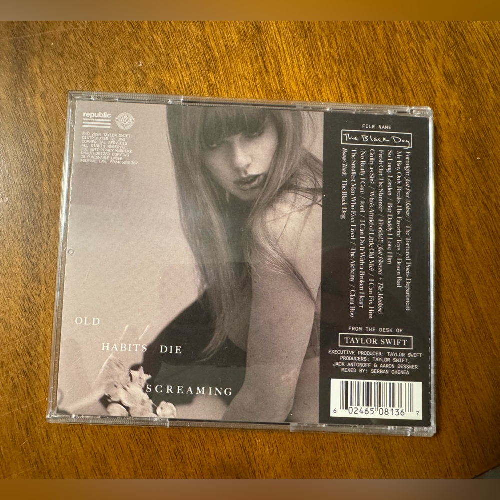 The Tortured Poets Department CD- The Black Dog Variant - Picture 2 of 3